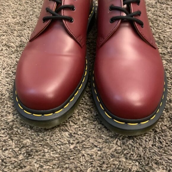 ***SOLD***    Doc Martens 1461 Cherry Red Men's Oxfords - US10 - Picture 3 of 9